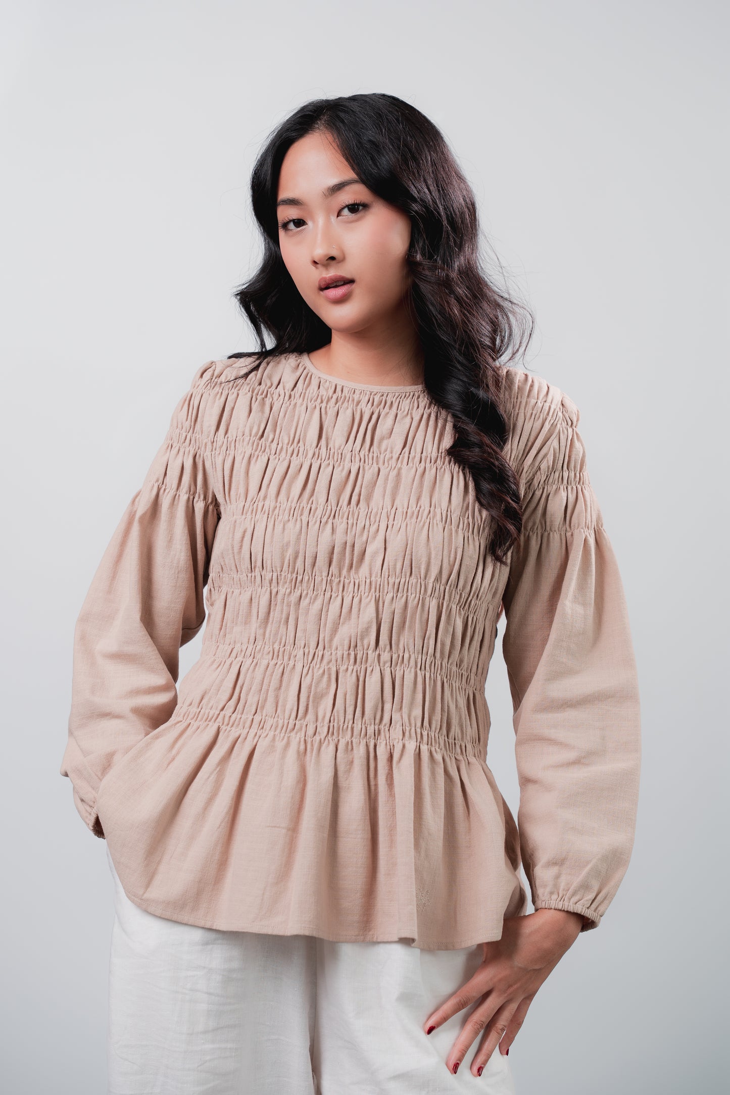 Alexa Top In Khaki