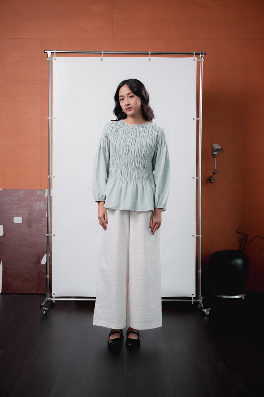 Alexa Top In Mint Green